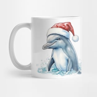 Christmas Dolphin Mug